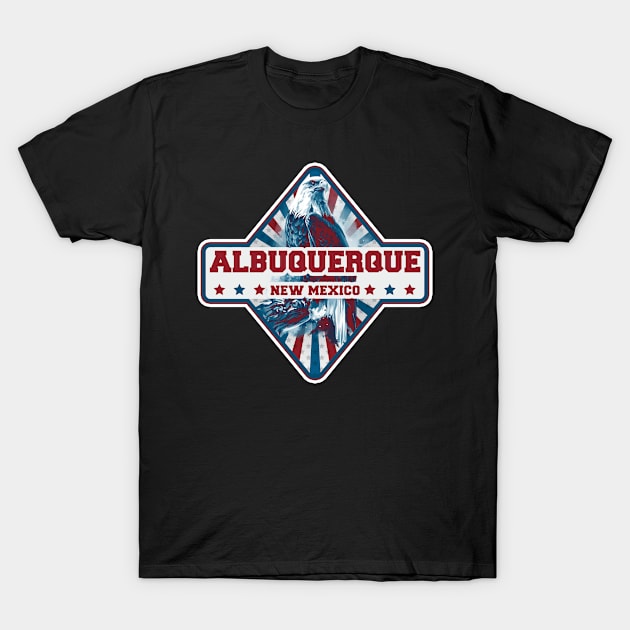 Albuquerque city gift. Town in USA T-Shirt by SerenityByAlex